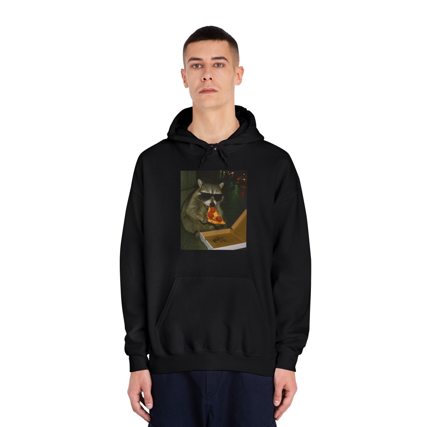 Raccoon Pizza Hoodie