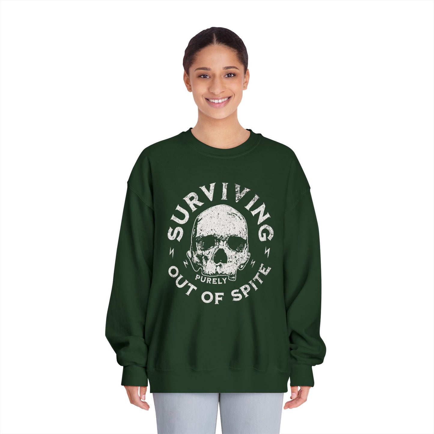 Surviving Out of Spite Crewneck Sweatshirt