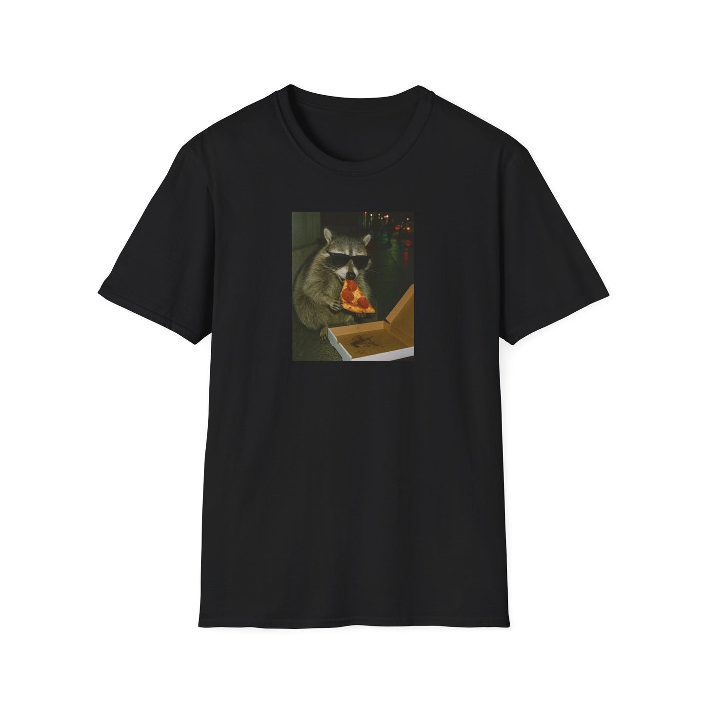 Raccoon Pizza Tee