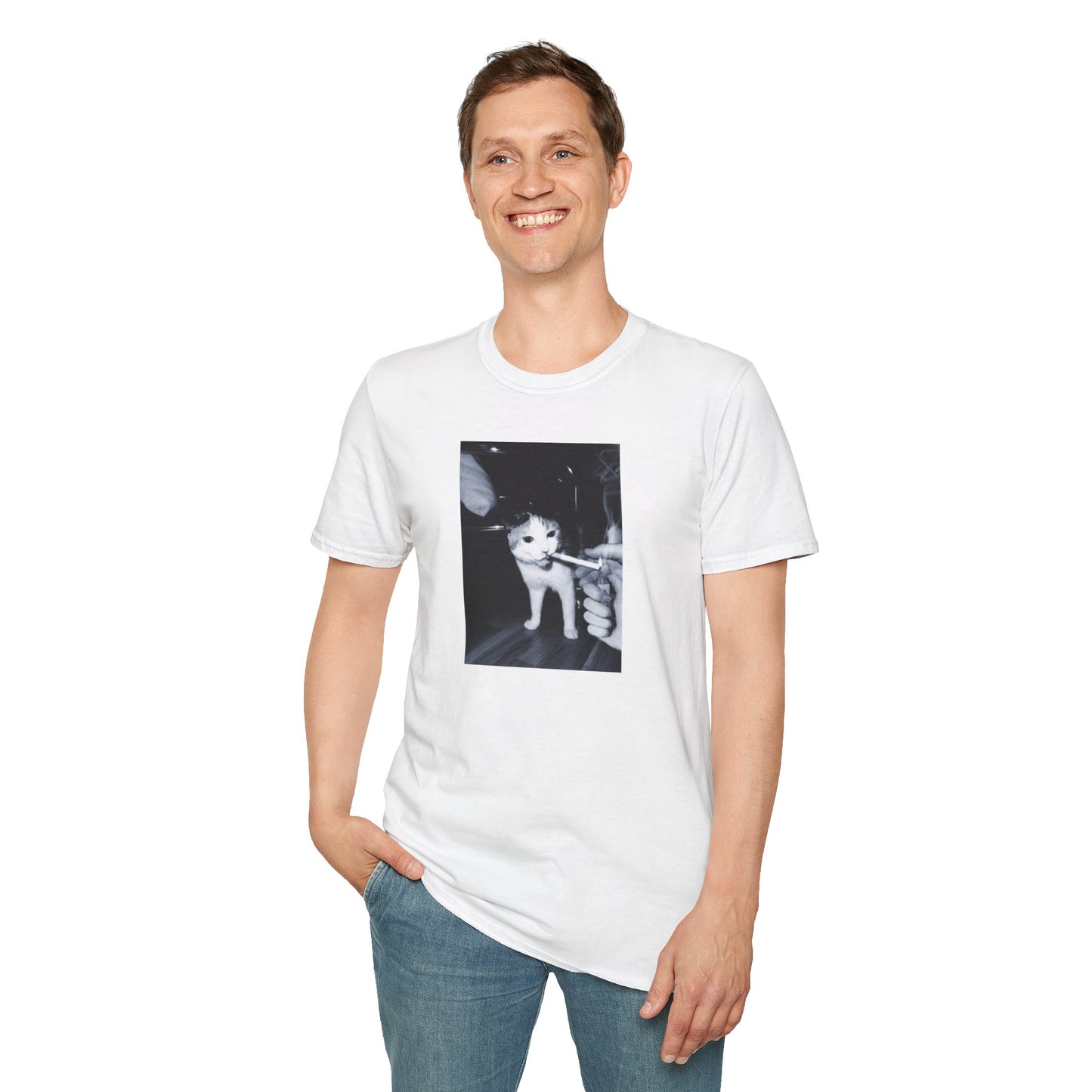 Smoking Cat Tee