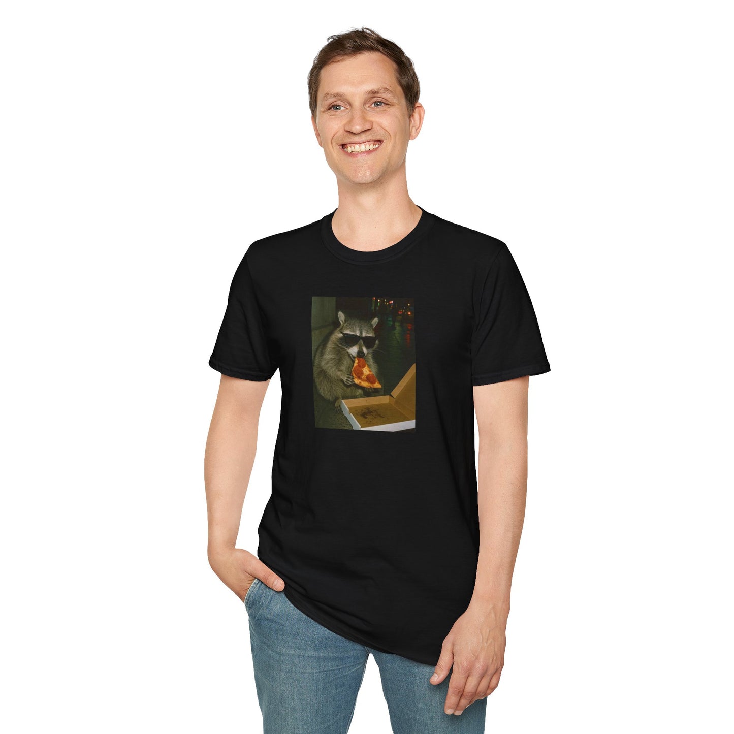 Raccoon Pizza Tee
