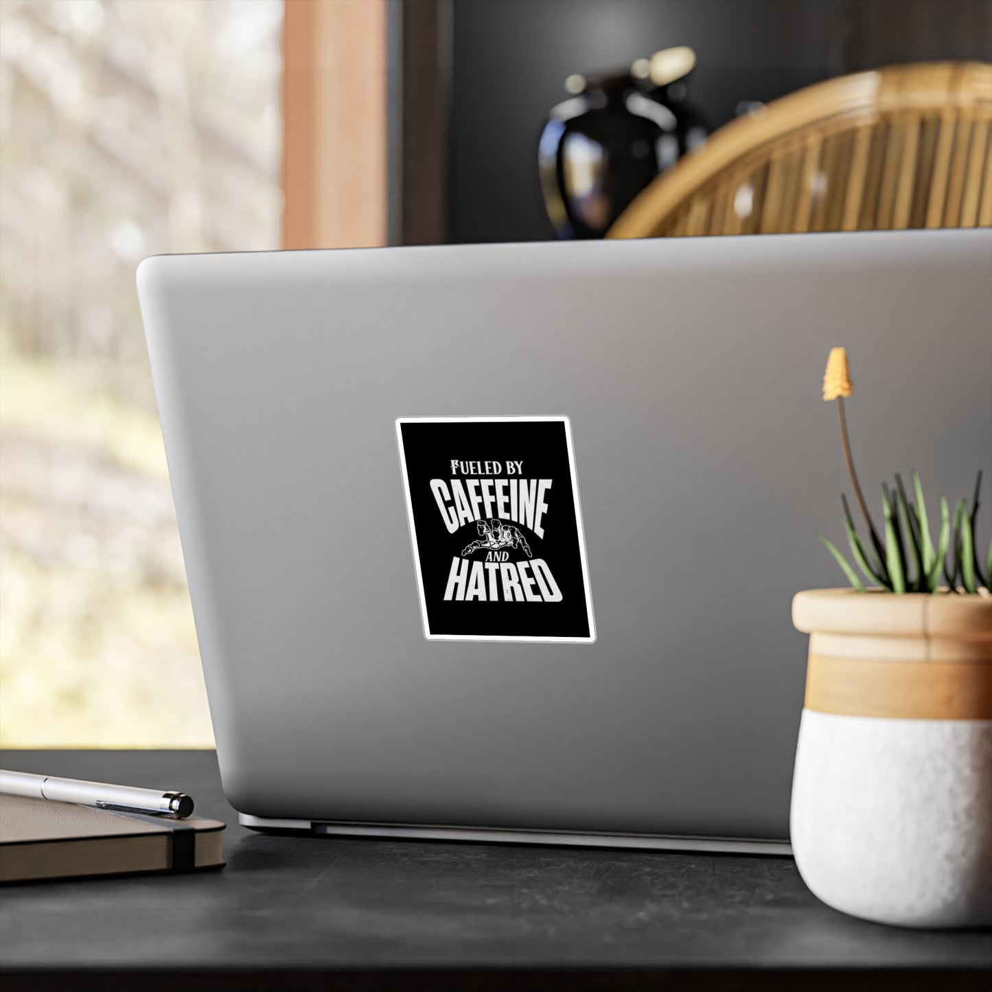 Caffeine & Hatred Vinyl Decal