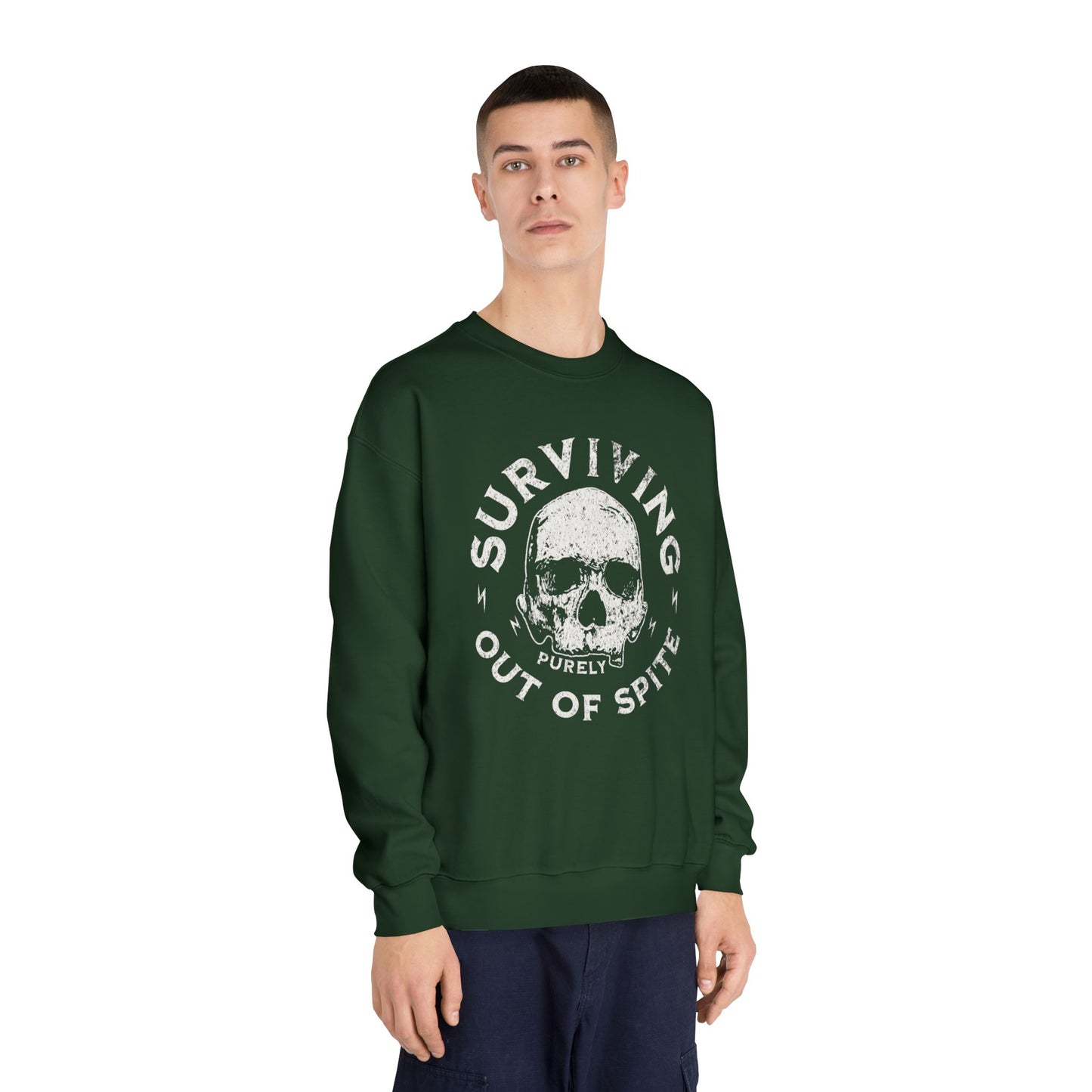 Surviving Out of Spite Crewneck Sweatshirt