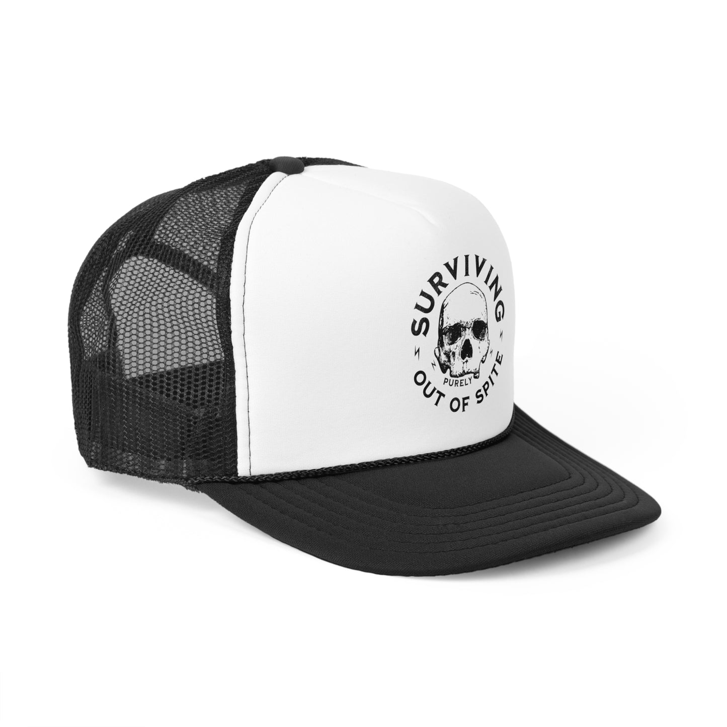 Skull Graphic Trucker Cap