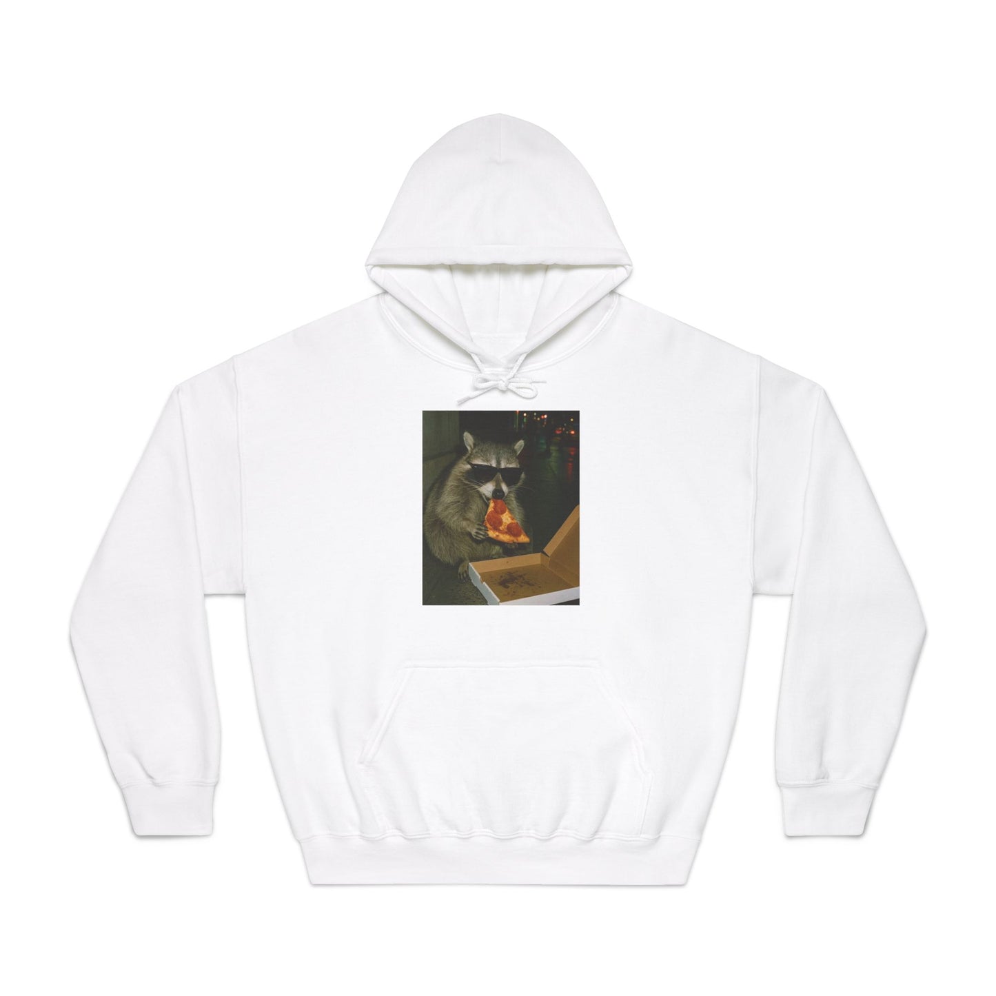 Raccoon Pizza Hoodie