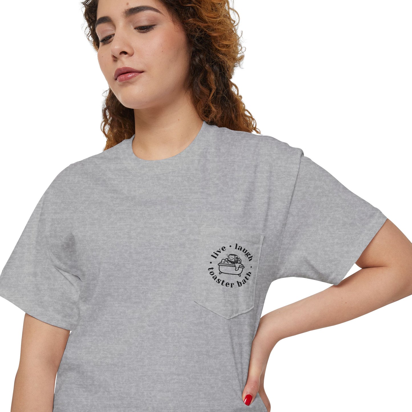 Toaster Bath Pocket T-Shirt