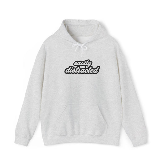 Easily Distracted Embroidered Hoodie