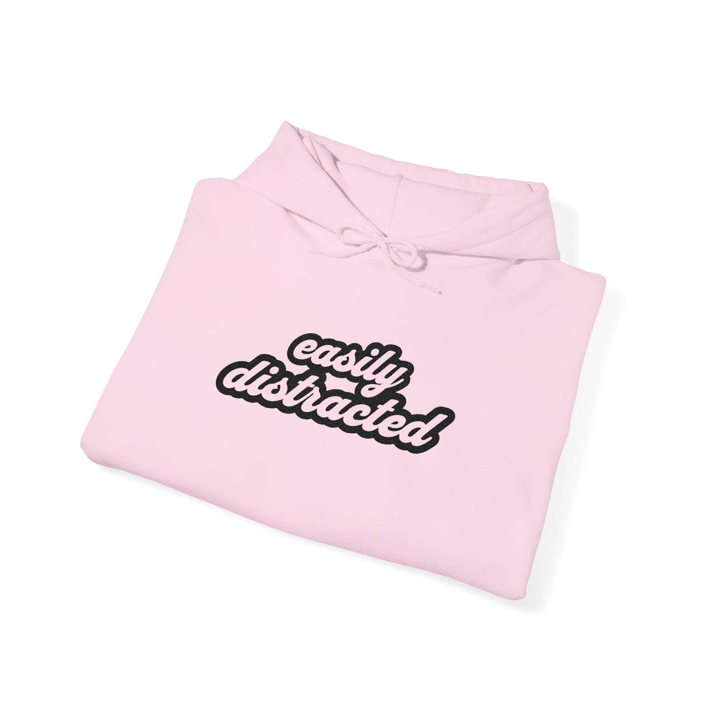 Easily Distracted Embroidered Hoodie