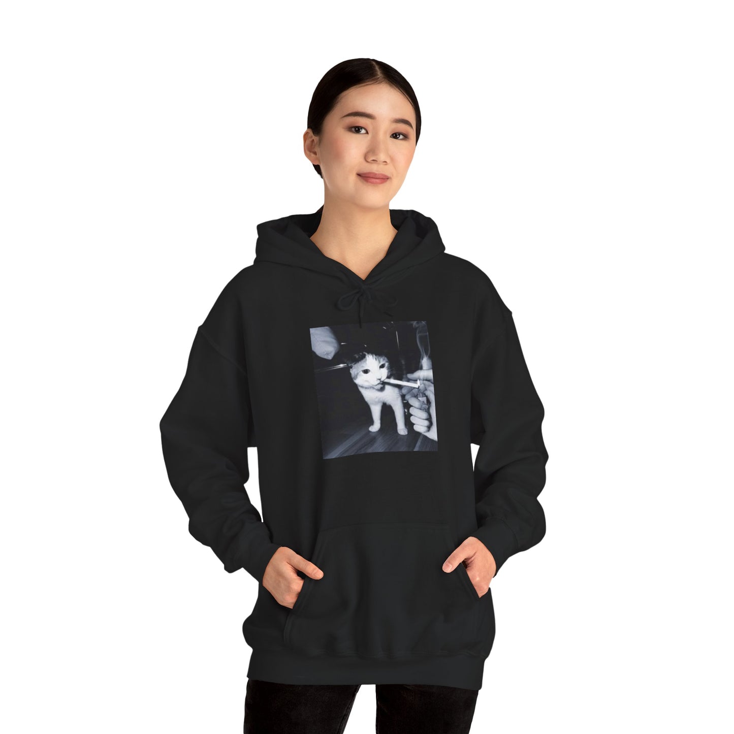 Smoking Cat Hoodie