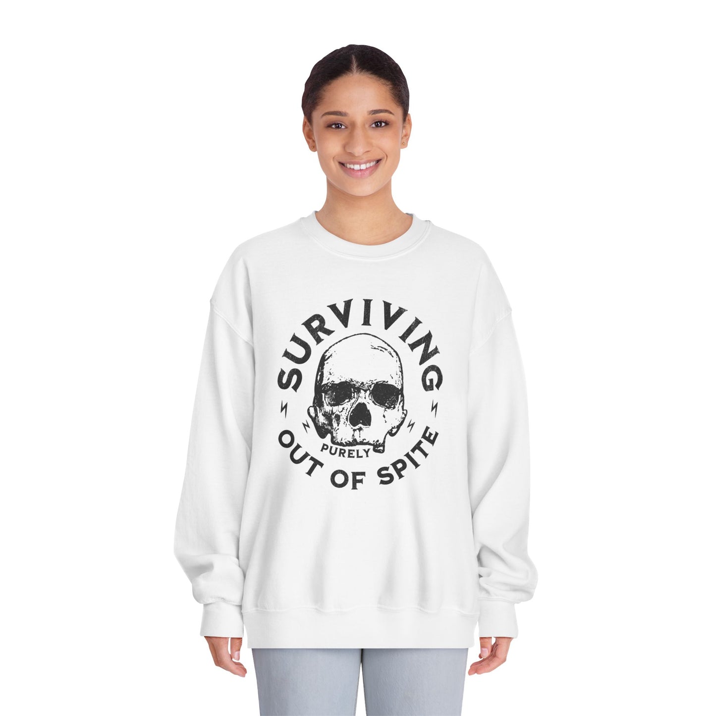 Surviving Out of Spite Crewneck Sweatshirt