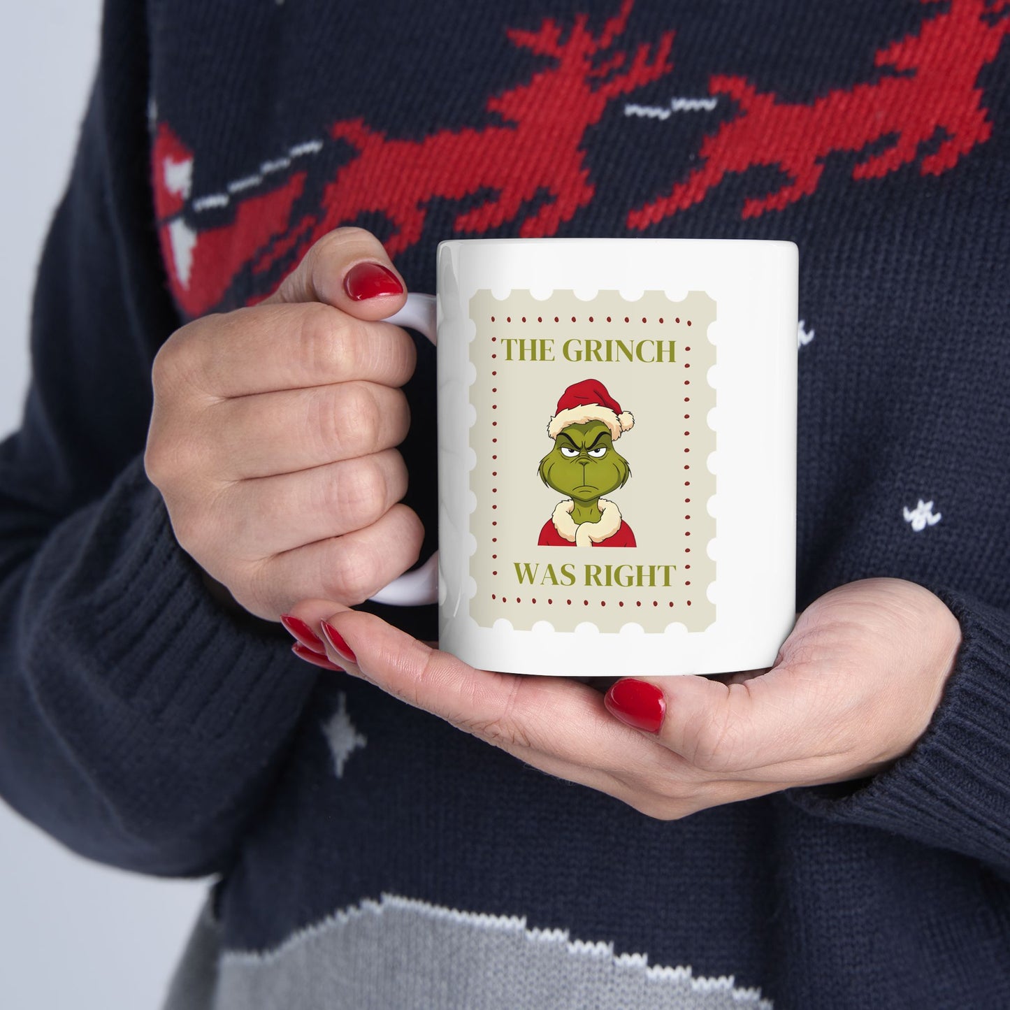Grinch Holiday Mug