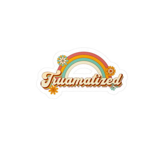 Traumatized Vinyl Decal