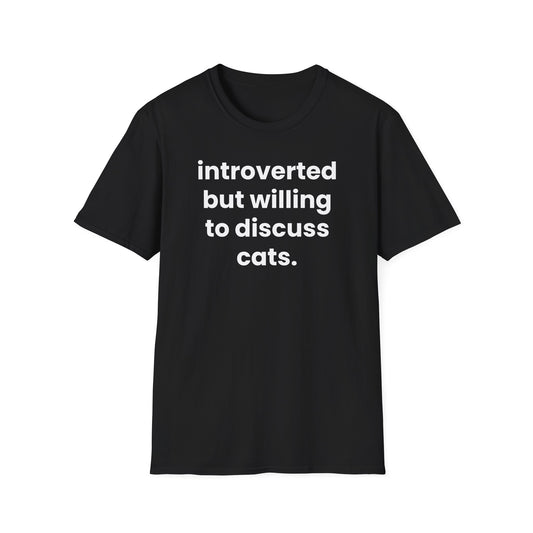 Introverted Cat Lover Tee