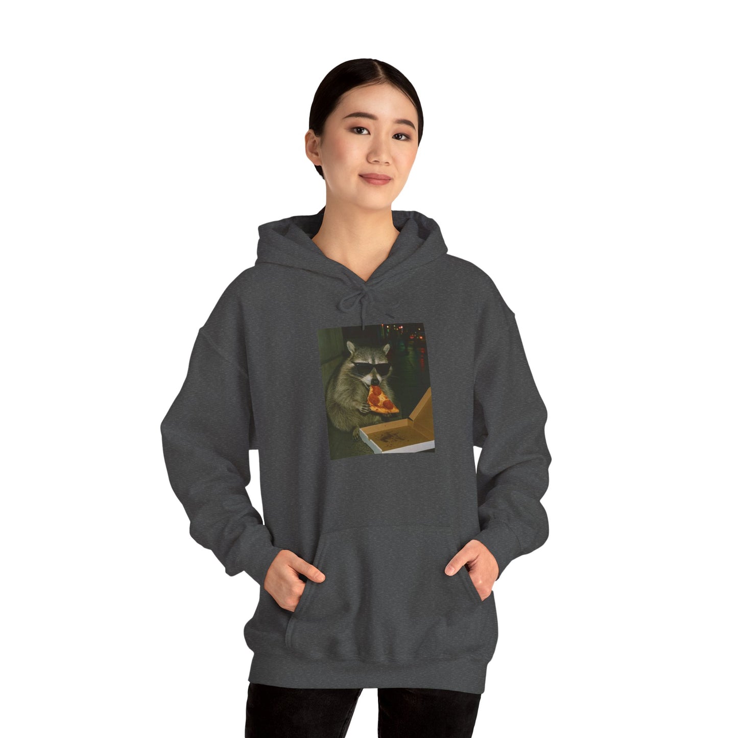 Raccoon Pizza Hoodie