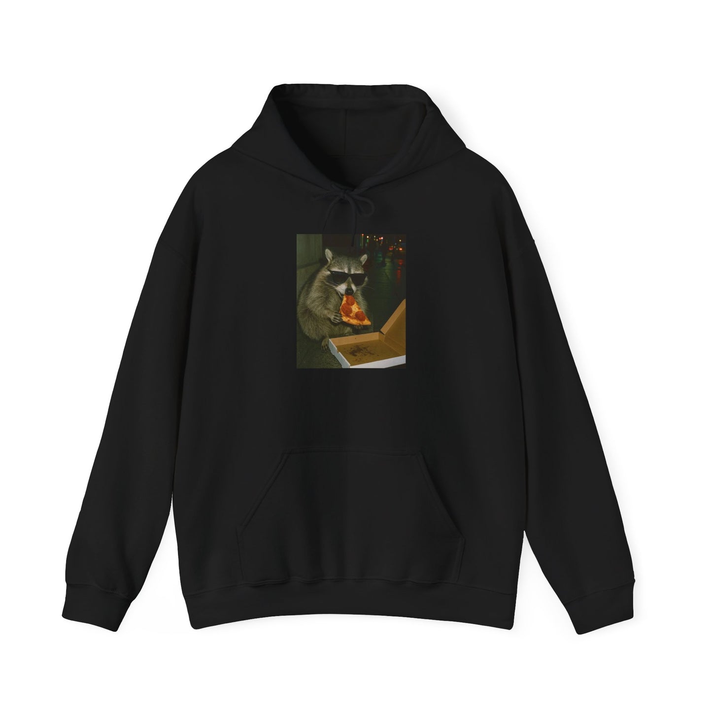 Raccoon Pizza Hoodie