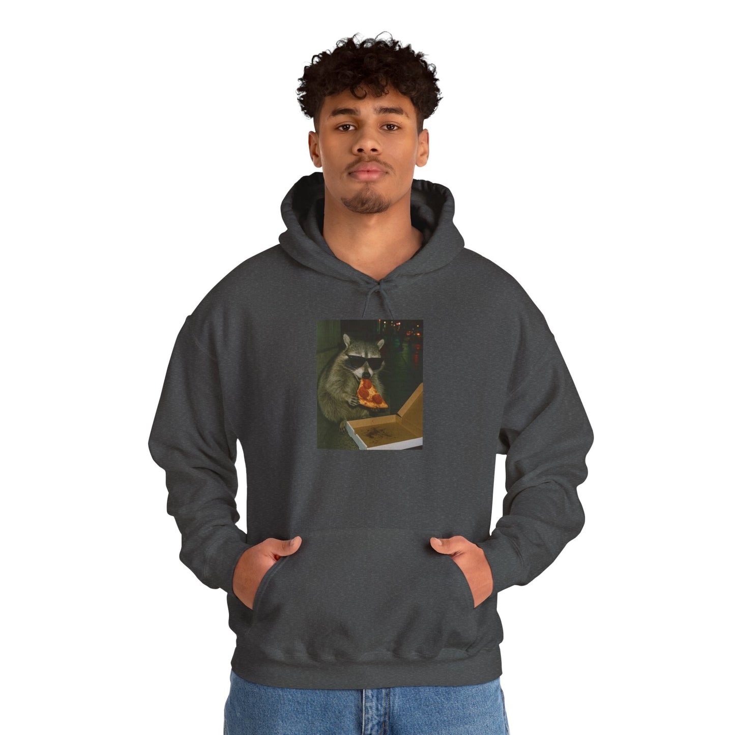 Raccoon Pizza Hoodie