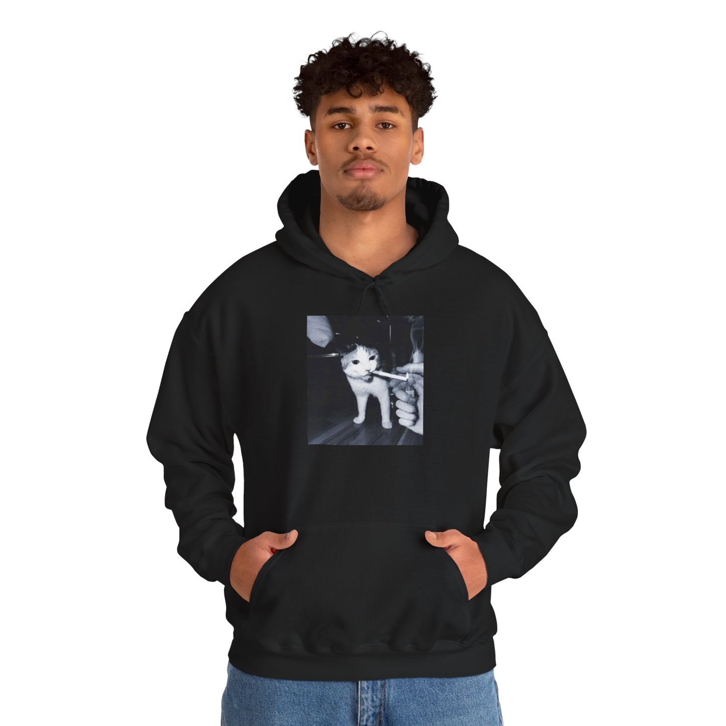 Smoking Cat Hoodie