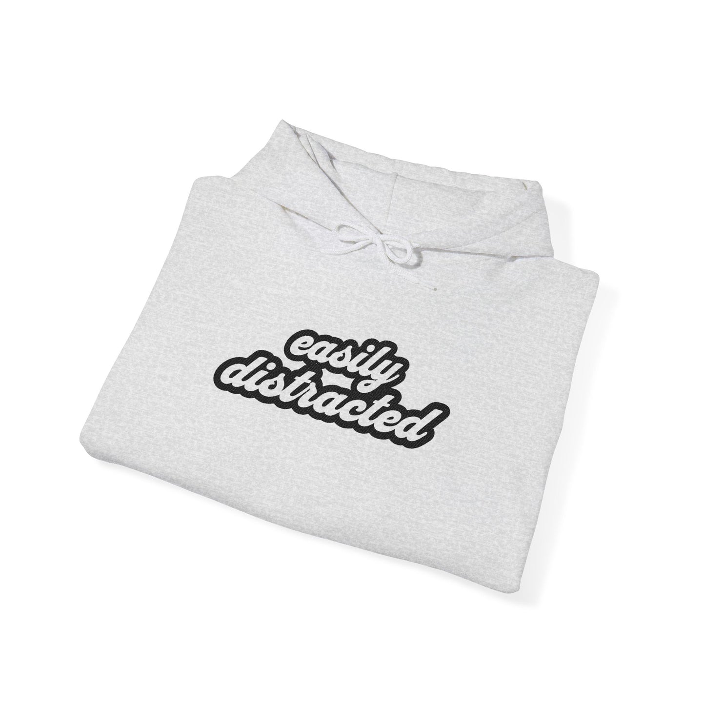 Easily Distracted Embroidered Hoodie