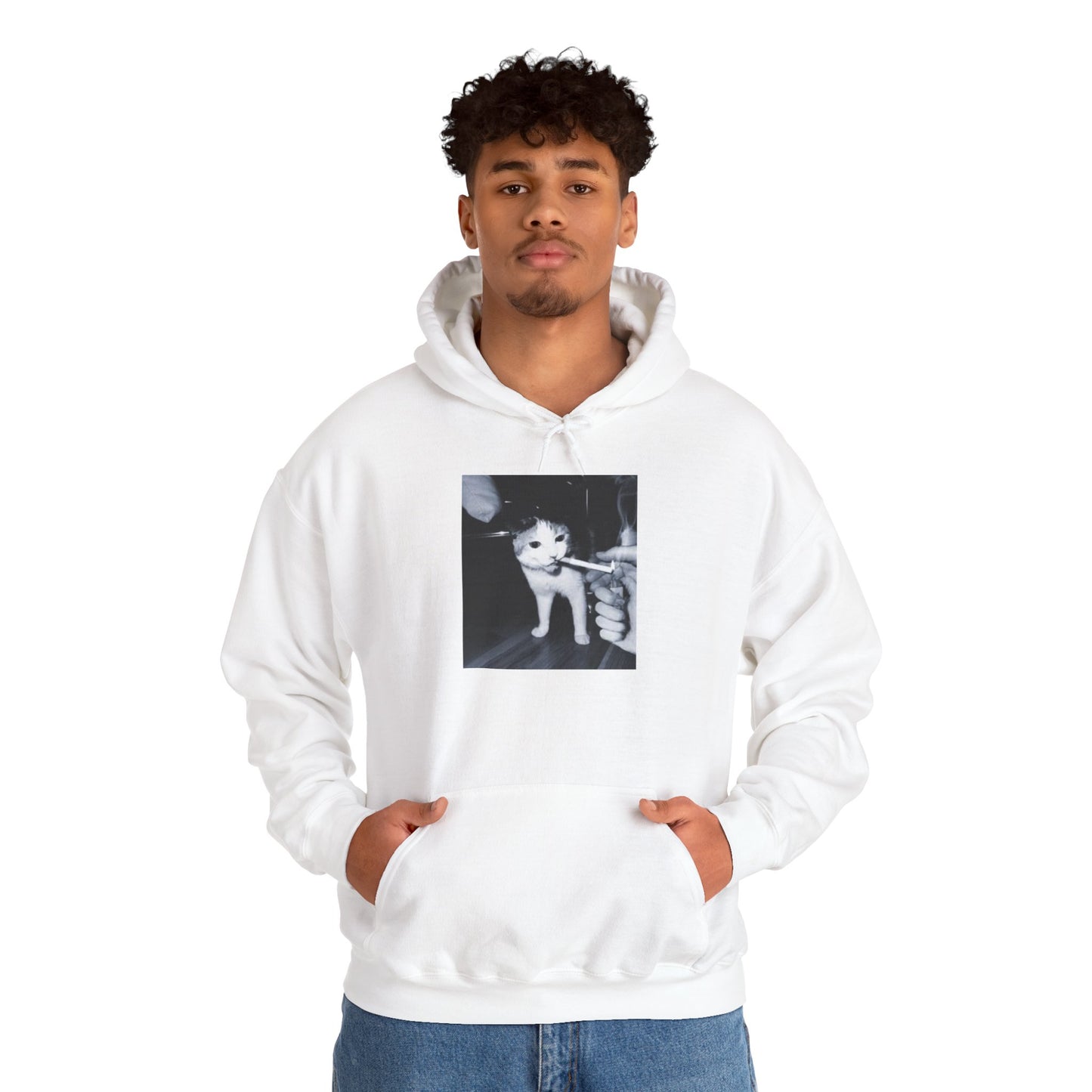 Smoking Cat Hoodie
