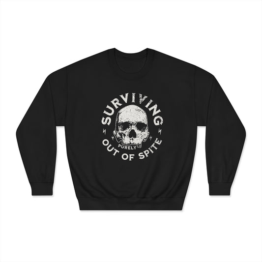 Surviving Out of Spite Crewneck Sweatshirt