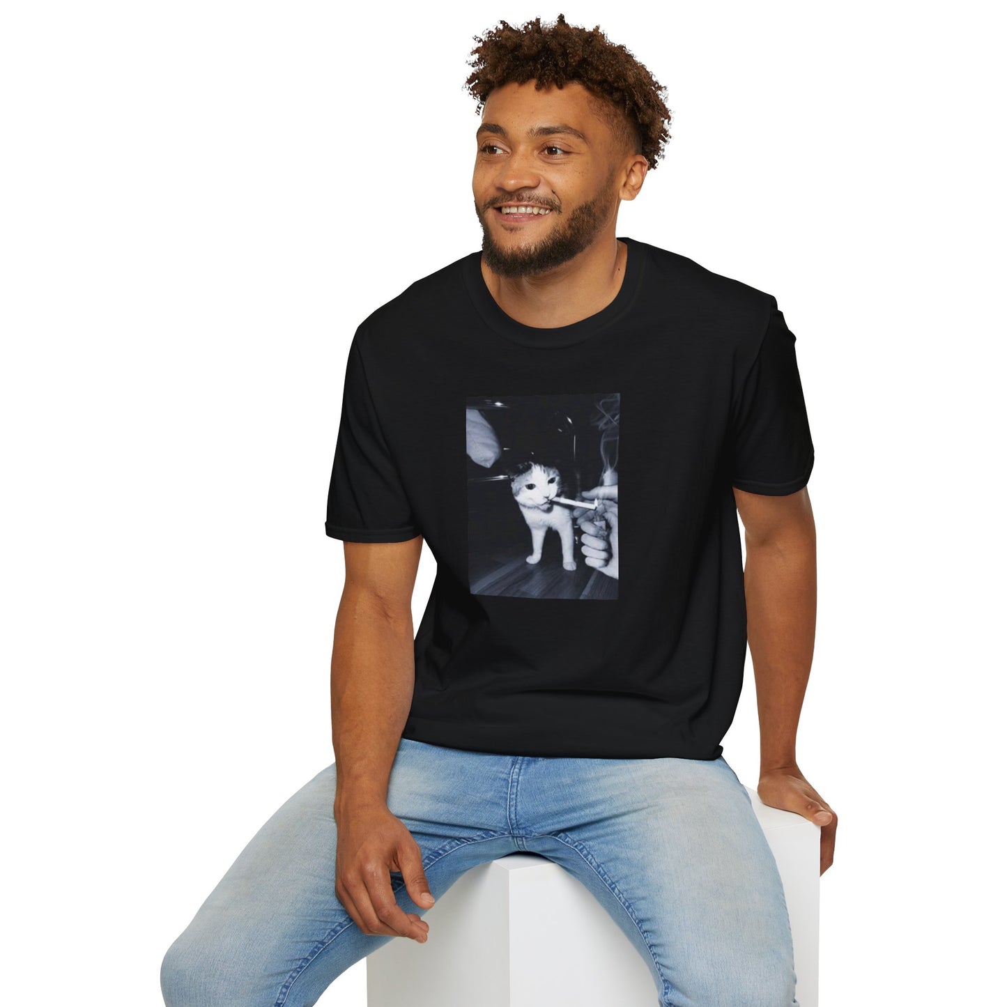 Smoking Cat Tee